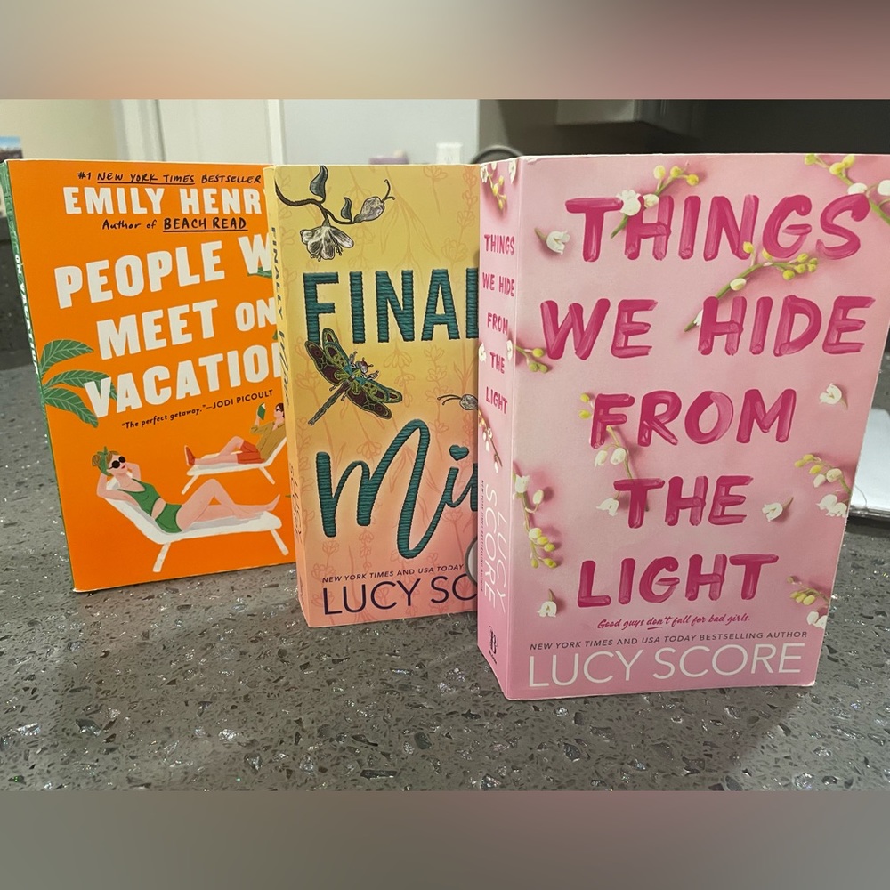 3 Books- Bestselling Authors!